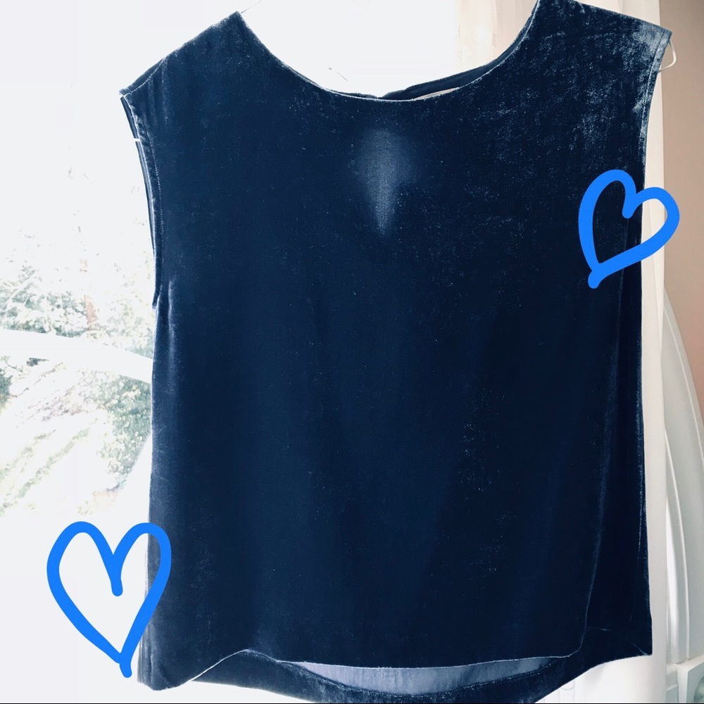 Crewcuts Velvet Tank Top size 14 NWT
